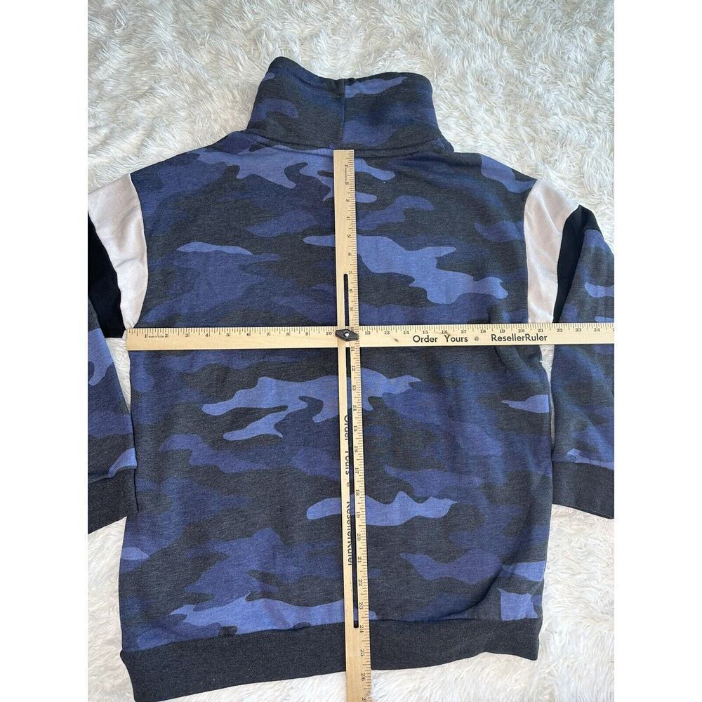 Victoria’s Secret PINK Blue Camo‎ Fleece Sweater/Pullover Size M 170/96A - Picture 9 of 9